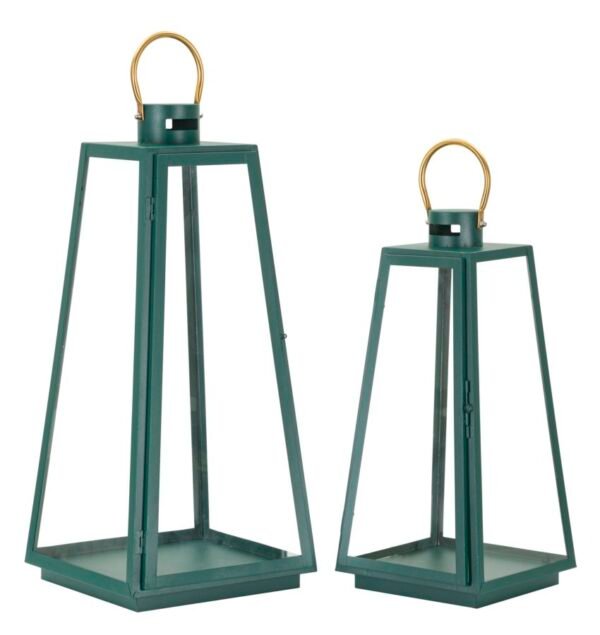 CONJUNTO LANTERNAS GRENT 2 PCS CM Ø 25X25X57-20X20X45