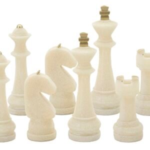 JOGO DE XADREZ QUARZY 8 PEÇAS SORTIDAS CM Ø 4,4X9,2-4,3X13,3-5X16-X4,5X10,3