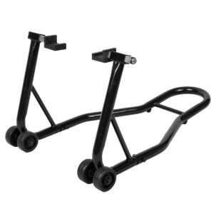Suporte de montagem macaco de motocicleta suporte de motocicleta suporte de corrida dianteiro/traseiro vermelho