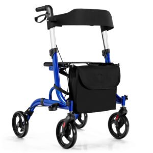 Andador Rollator 2 em 1 com assento