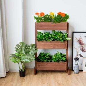 Suporte para plantas multifuncional de 7 níveis para varanda, jardim e sala de estar