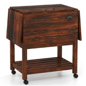 Guarda-sol solar de 10 pés com 24 luzes LED - cinza