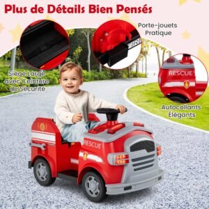 Trator elétrico com reboque, pá e controle remoto, 12 V, assento de trator, escavadeira, verde