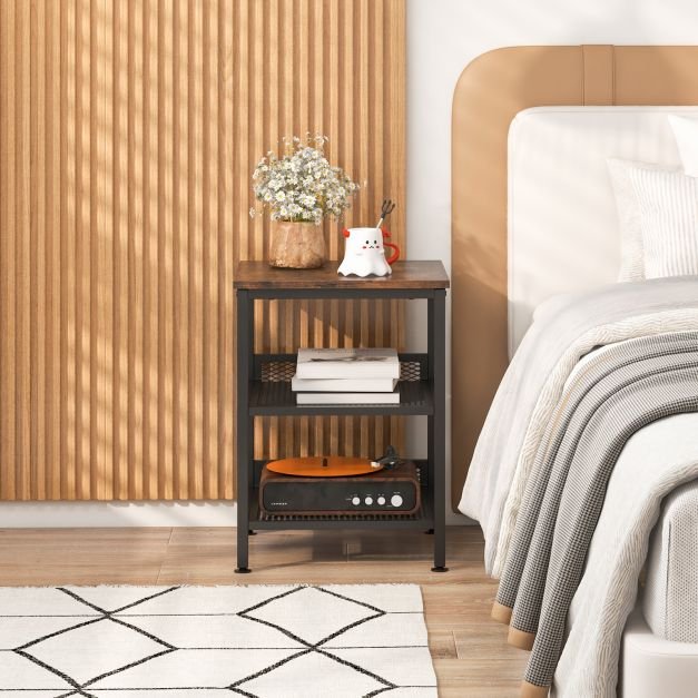 Mesa de console dourada de 110 cm, mesa de entrada com tampo de mármore falso - branca e dourada - Image 2