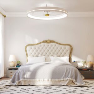 Luminária de chão de 160 cm com abajur pendente, luminária para sala de estar e escritório, preta