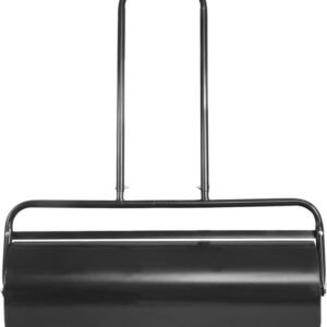 Rolo de reboque para gramado de 24 x 13 polegadas, rolo de empurrar de metal cheio de água