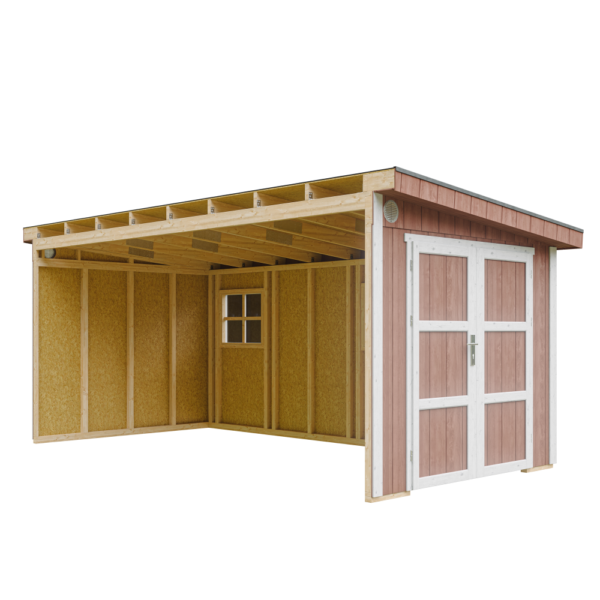 Painel inteligente para parede, 2,4*4,8 m, sem piso, pintura REDWOOD_RED.