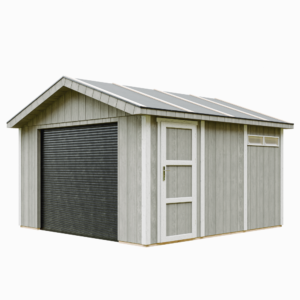 Garagem com painéis Smartside, pintura TUNDRA_GREY