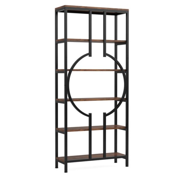 Tribesigns estante de livros com 6 prateleiras, 180 cm