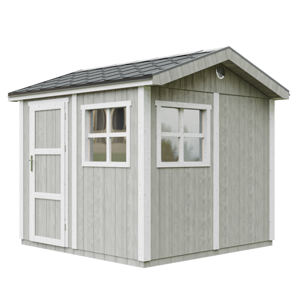 Casa com painéis inteligentes, pintura TUNDRA_GREY