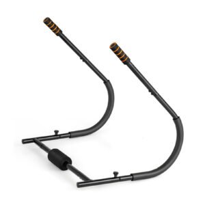 Treinador abdominal com apoio de cabeça acolchoado, dobrável, AB Trainer, Treinador de músculos abdominais, dispositivo de treinamento abdominal - cinza