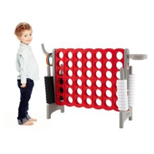 Conjunto de jogo gigante de 2,5 pés 4-to-Score - Vermelho