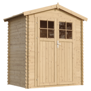 Casa de jardim + andar, portas F