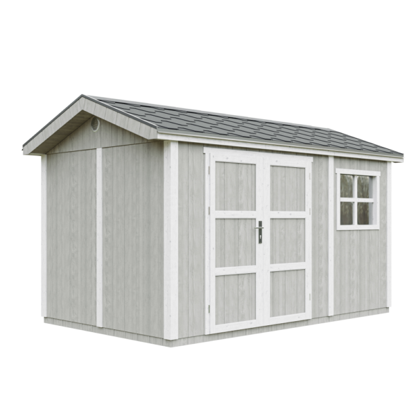 Casa com painéis inteligentes, pintura TUNDRA_GREY