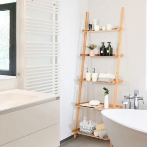 Mesa lateral de 3 níveis com prateleiras de malha dupla para sala de estar, quarto e cozinha - centro