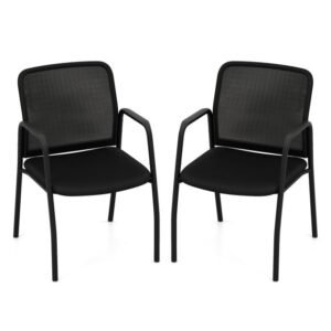 Mesa de escritório de 48/55 polegadas com 2 gavetas e gancho para pendurar - 55 polegadas