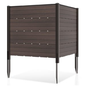 Guarda-sol cantilever de 300 cm com rotação de 360° e inclinação ajustável - bege