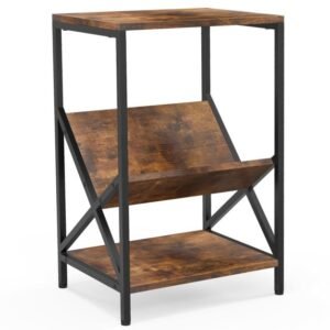 Conjunto de 2 cadeiras de bar com apoio para os pés, base de metal galvanizado e anel antiderrapante - cinza