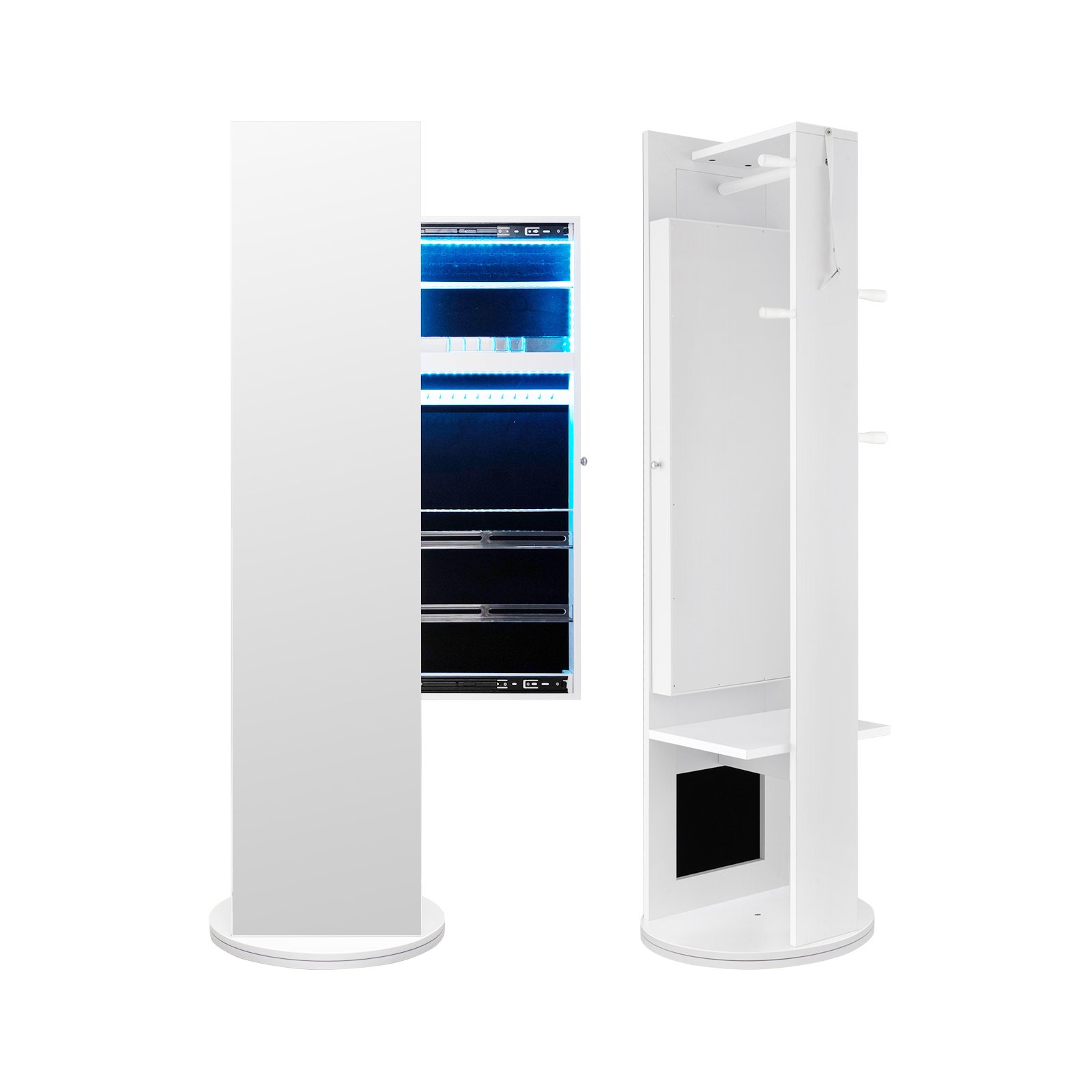 Mesa lateral ajustável em formato de C com cesto de armazenamento - cinza