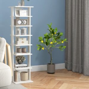 Árvore de limão artificial de 2,6/4/5,2 pés de altura, planta de limão falsa com frutas de limão - 4 pés