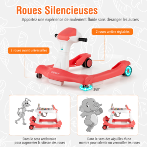 Carrinho de passeio duplo com inclinação individual 105 x 78,5 x 106 cm cinza