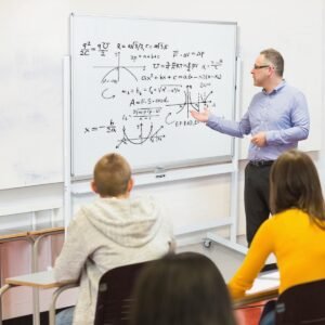 Conjunto de 4 cadeiras de escritório para convidados com base de metal e apoios de braços - Preto