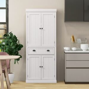 Banco otomano com assento acolchoado e 2 gavetas para entrada - marrom