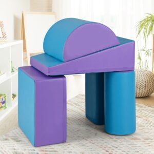 Conjunto de brinquedos de espuma para crianças pequenas, engatinhando e escalando