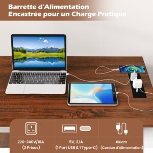 Quadro móvel para quadro branco, dupla face, 120 x 90 cm, com suporte, preto