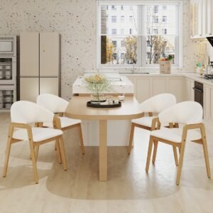 Mesas laterais de sofá com estrutura de metal, mesas laterais de centro empilháveis ​​de 2 peças, marrom