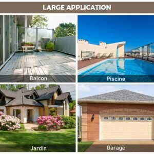 Caixa de armazenamento de vime PE de 330L com 2 níveis para áreas externas, com tampa e portas frontais - cinza