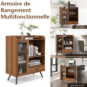 Mesa lateral empilhável moderna de 2 peças para sala de estar, escritório, quarto