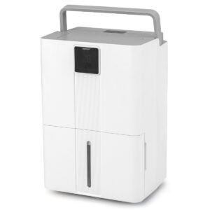 Desidratador de frutas de 850 W com temporizador de 48 horas, controle de temperatura de 35 ℃ a 75 ℃ para carne Silver