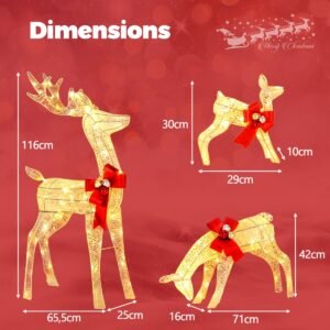 Boneco de neve iluminado de 150 cm, decoração de Natal pré-iluminada com 180 luzes LED, chapéu e cachecol