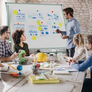 Quadro branco magnético dupla face com rodas para sala de aula no escritório e em casa