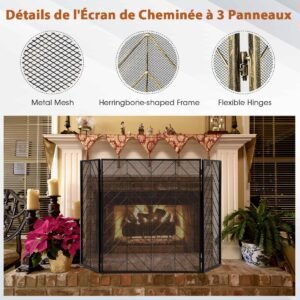 Buffet aparador de 55 polegadas com suporte para 8 garrafas de vinho e suporte para taças de vinho - marrom rústico