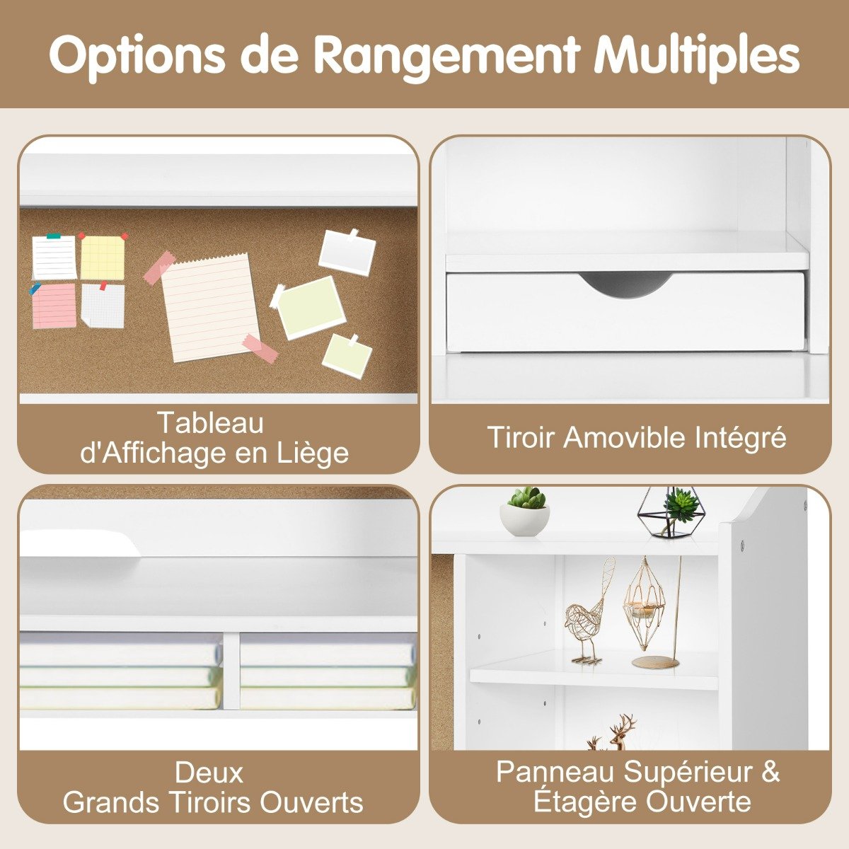 Conjunto de mesa e cadeiras de atividades infantis de madeira com assento acolchoado - rosa - Image 2