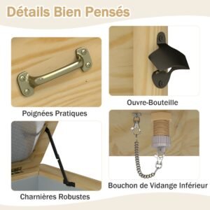 Tenda de acampamento dobrável para 2 pessoas, com bolsa com rodas, verde