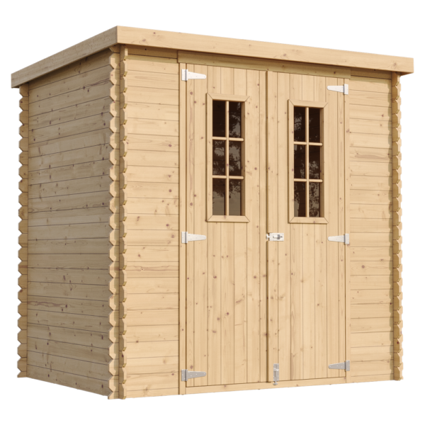 Casa de jardim + andar, portas C