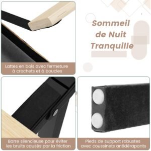 Travesseiro de cunha para cama com suporte para tablet e bolsos laterais - marrom