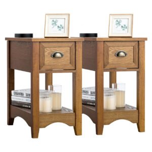 Organizador de sapatos de madeira autônomo de 3 camadas com assento