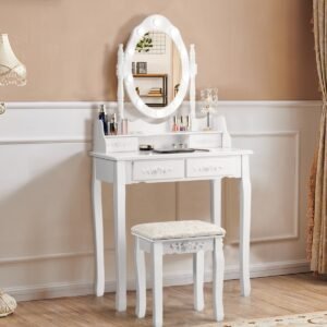 Sofá de 2 lugares em couro sintético com almofadas