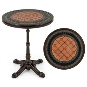 Guarda-sol solar de 10 pés com cobertura ventilada de 3 camadas - cinza