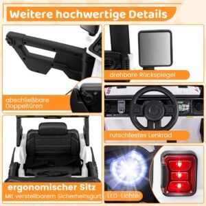 Kart elétrico para crianças 24 V Drift Car para crianças com rotação de 360° Carro de corrida para crianças pequenas Azul