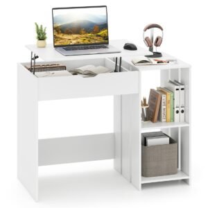 Mesa de centro de vidro com base cruzada e pernas de madeira de acácia Mesa lateral de vidro moderna