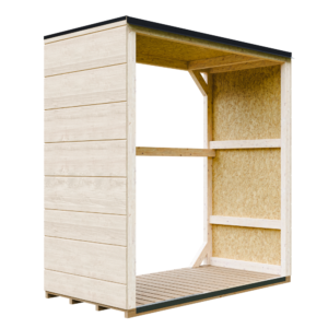 Painel Smartside para armazenamento de lenha