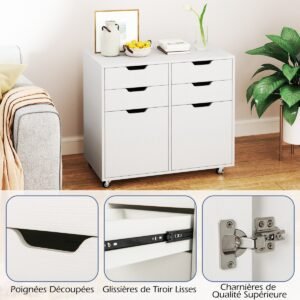 Sapateira de 5 níveis com cabideiro de parede e ganchos - marrom rústico