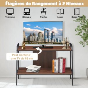 Banco dobrável de madeira tipo escada 45 x 51 x 48 cm