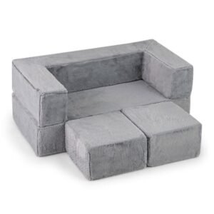 Conjunto de brinquedos de madeira de abeto para cozinha de lama infantil com vasos de plantio e quadros-negros - natural