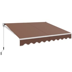 Toldo dobrável para varanda e terraço 295 x 250 cm